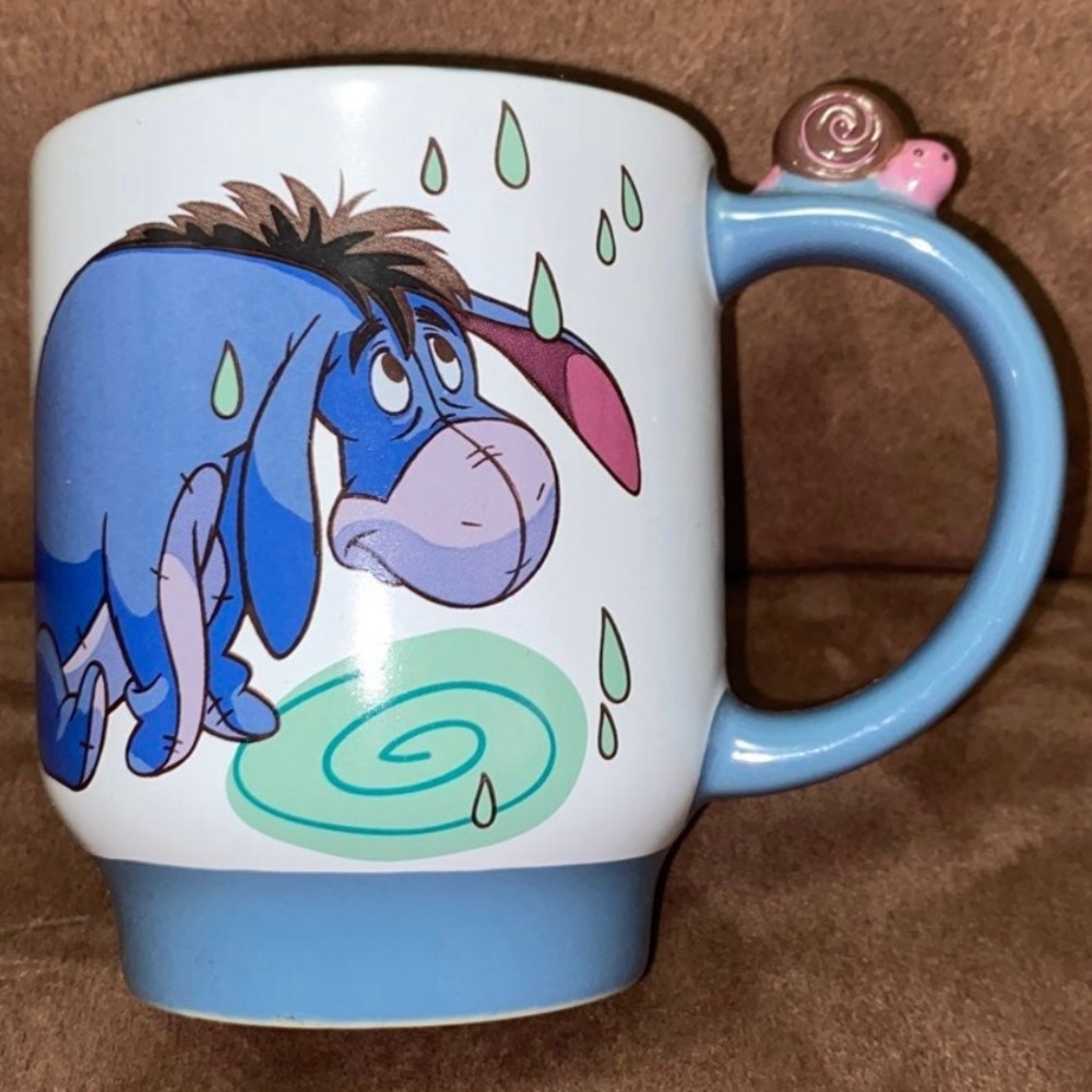 Disney Eeyore rainy day stackable mug
